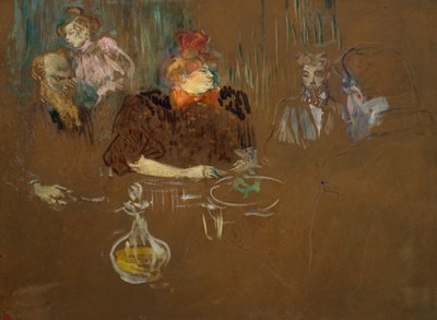 Ved Monsieur og Madame Natansons bord, 1898 af Henri de Toulouse Lautrec